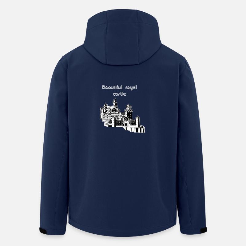 Neuschwanstein Castle - Men’s Recycled Softshell Jacket by Stanley/Stella - navy