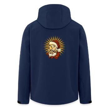 Cool Santa - Men’s Recycled Softshell Jacket by Stanley/Stella - navy - Back - AI Model Male 185 light (185cm)