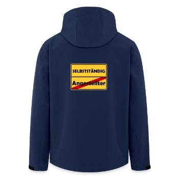 Glückwunsch zur Selbstständigkeit! - Recycelte Männer Softshell-Jacke von Stanley/Stella - Navy - Hinten - AI Model Male 185 light (185cm)