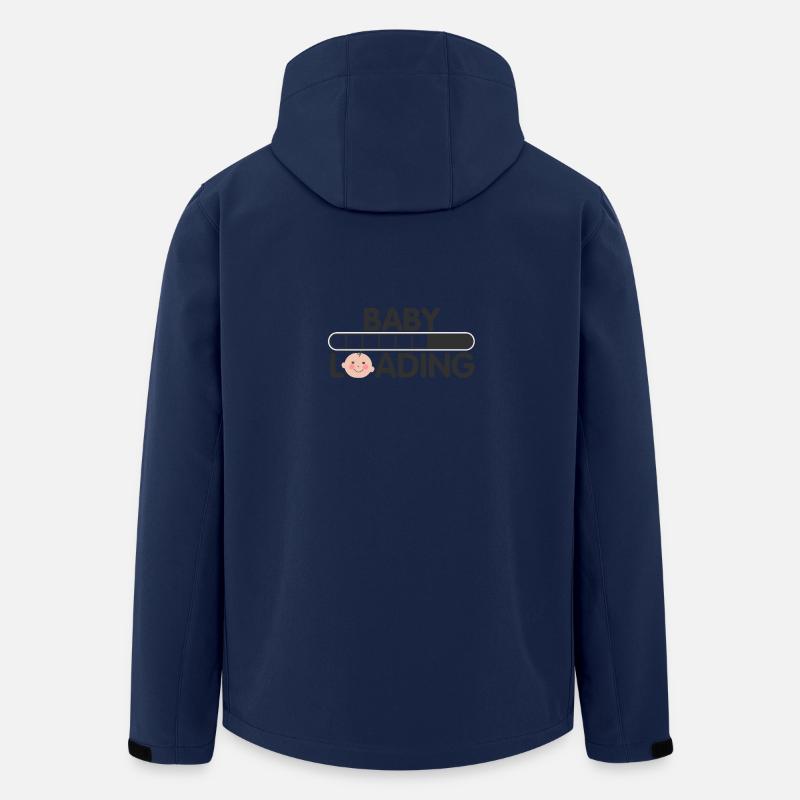 Baby wird geladen - Recycelte Männer Softshell-Jacke von Stanley/Stella - Navy
