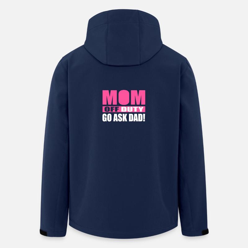 Mom has break ask your dad - Men’s Recycled Softshell Jacket by Stanley/Stella - navy