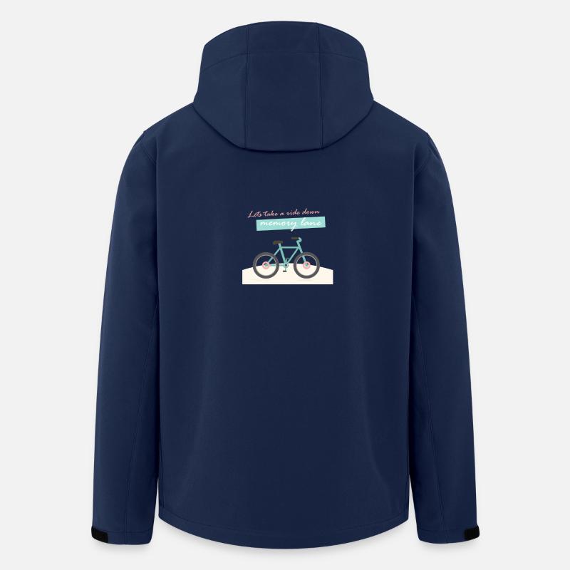 Memory lane - Recycelte Männer Softshell-Jacke von Stanley/Stella - Navy