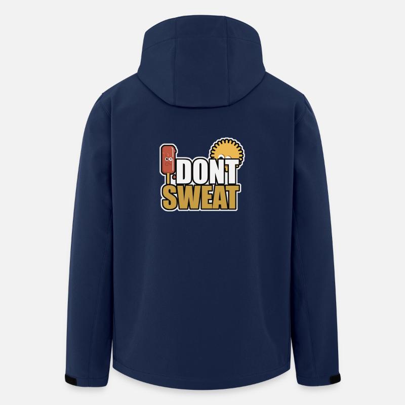 I dont Sweat - Recycelte Männer Softshell-Jacke von Stanley/Stella - Navy