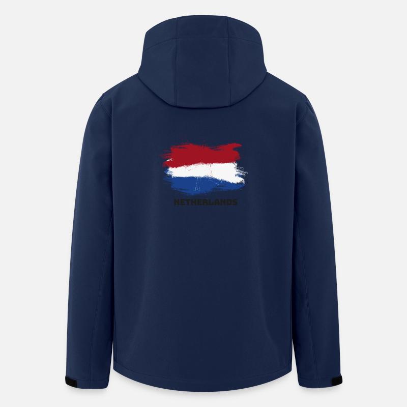 Netherlands Holland flag flag - Men’s Recycled Softshell Jacket by Stanley/Stella - navy