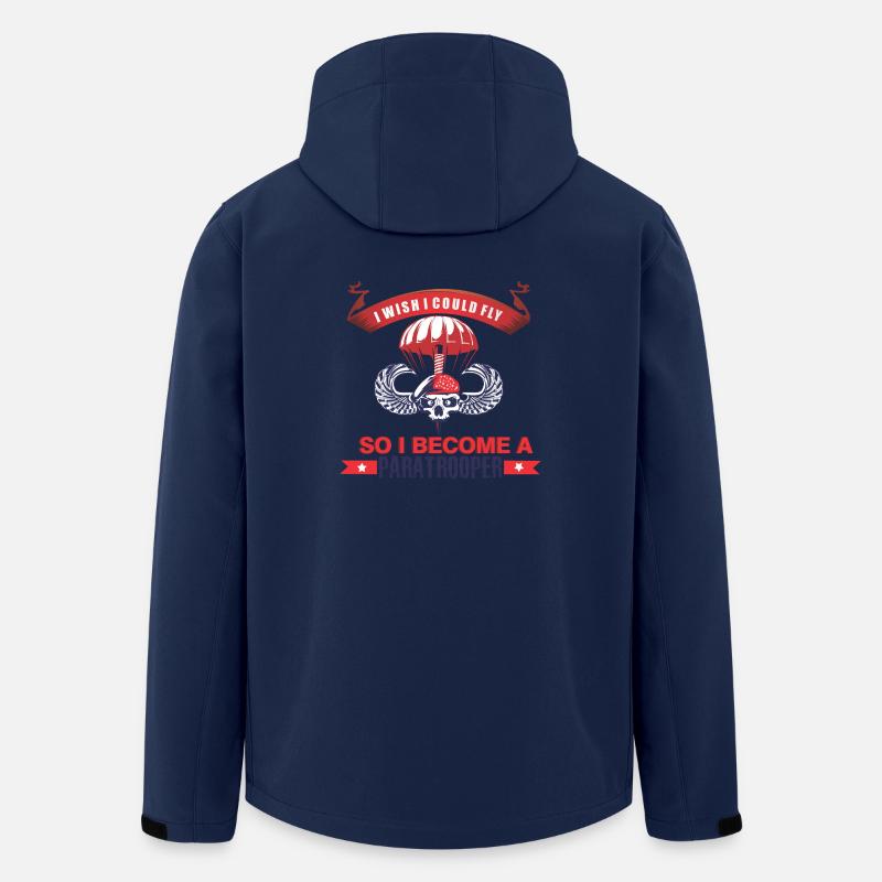 Paratrooper - Recycelte Männer Softshell-Jacke von Stanley/Stella - Navy