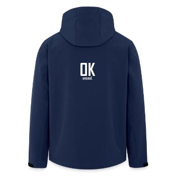 Ok uncool gift idea Yung Hurn - Men’s Recycled Softshell Jacket by Stanley/Stella - navy - Back - AI Model Male 185 light (185cm)