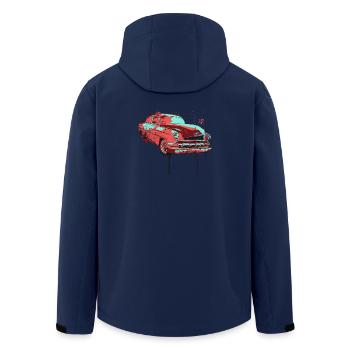 Brisé voiture voiture hobby amour idée cadeau - Veste softshell homme en polyester recyclé Stanley/Stella - marine - Dos - AI Model Male 185 light (185cm)