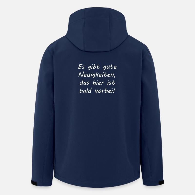 Bald vorbei - Recycelte Männer Softshell-Jacke von Stanley/Stella - Navy