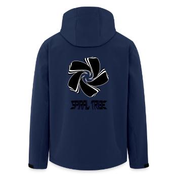 Spiral Tribe - Veste softshell homme en polyester recyclé Stanley/Stella - marine - Dos - AI Model Male 185 light (185cm)