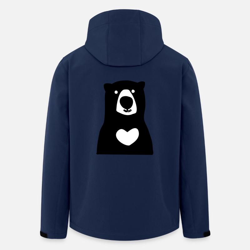 bear - Men’s Recycled Softshell Jacket by Stanley/Stella - navy