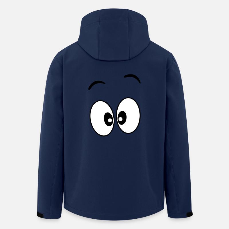 Augen _ Geschenkidee - Recycelte Männer Softshell-Jacke von Stanley/Stella - Navy