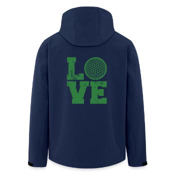 Golf Caddy Golf Course Putter Yardage cadeau Tee - Veste softshell homme en polyester recyclé Stanley/Stella - marine - Dos - AI Model Male 185 light (185cm)