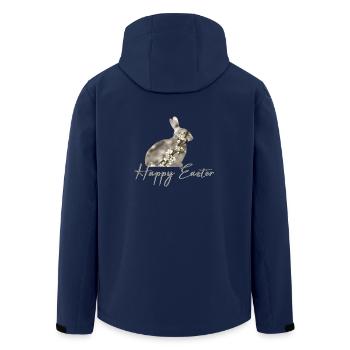 Easter happy Easter - Men’s Recycled Softshell Jacket by Stanley/Stella - navy - Back - AI Model Male 185 light (185cm)