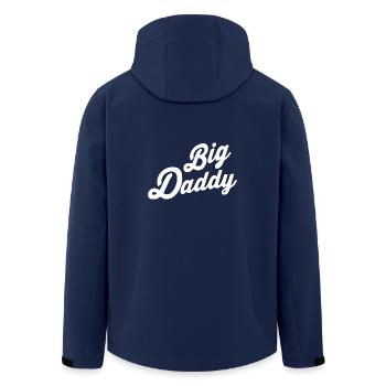 Big daddy - Recycelte Männer Softshell-Jacke von Stanley/Stella - Navy - Hinten - AI Model Male 185 light (185cm)