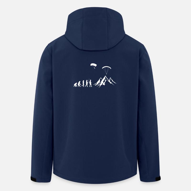 Parapente - Parapente - Evolution - Veste softshell homme en polyester recyclé Stanley/Stella - marine