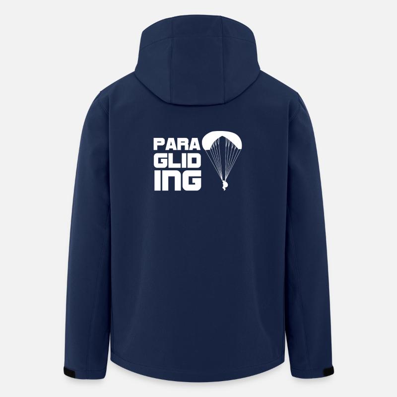 Paragliding - paragliding - paragliding - Men’s Recycled Softshell Jacket by Stanley/Stella - navy
