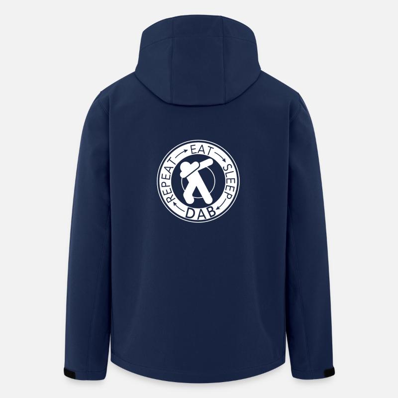 Dabbing - Men’s Recycled Softshell Jacket by Stanley/Stella - navy