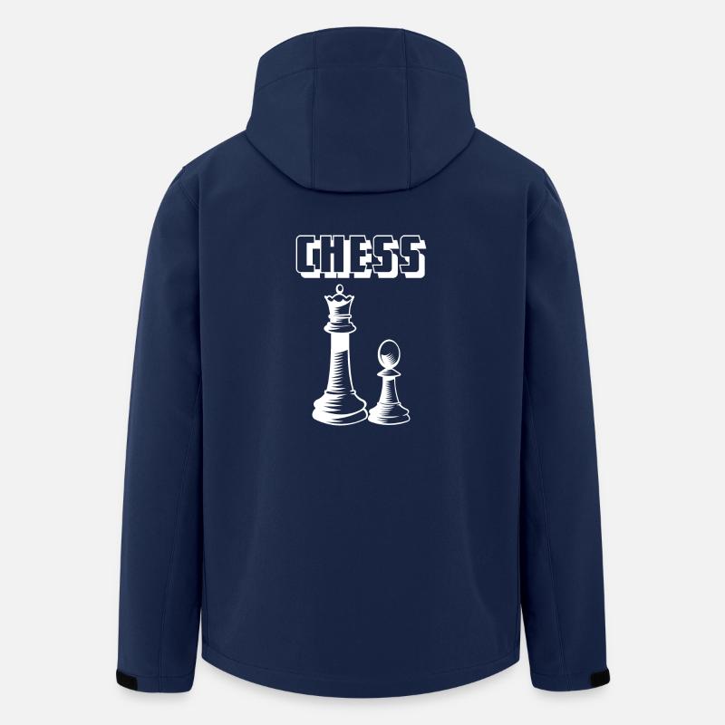 Chess - Chess - Chessmen - Game - Men’s Recycled Softshell Jacket by Stanley/Stella - navy