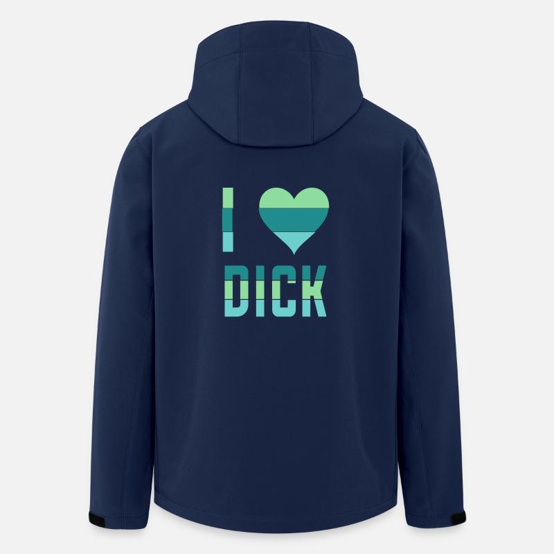 Ich liebe (Herz-) Dick - Recycelte Männer Softshell-Jacke von Stanley/Stella - Navy