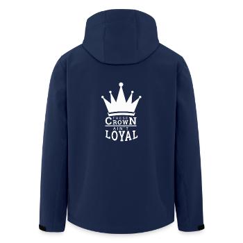 La Couronne - Veste softshell homme en polyester recyclé Stanley/Stella - marine - Dos - AI Model Male 185 light (185cm)