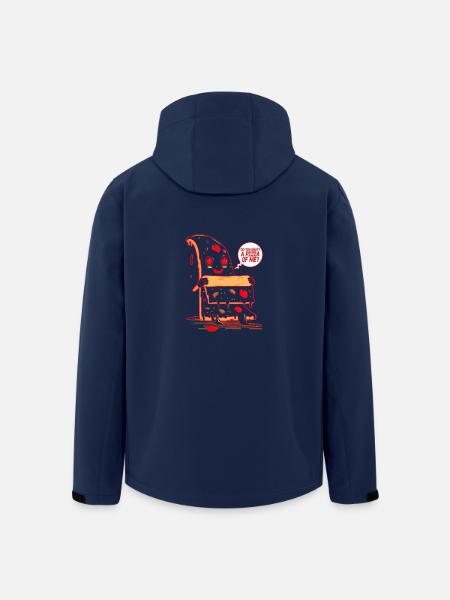 Voulez-vous une pizza de moi? - Veste softshell homme en polyester recyclé Stanley/Stella - marine