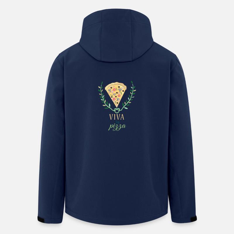 Viva la Pizza - Recycelte Männer Softshell-Jacke von Stanley/Stella - Navy