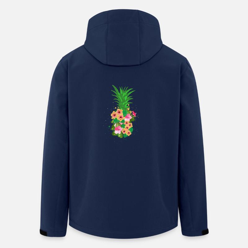 Ananas - Recycelte Männer Softshell-Jacke von Stanley/Stella - Navy
