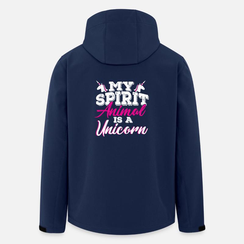 licorne - Veste softshell homme en polyester recyclé Stanley/Stella - marine