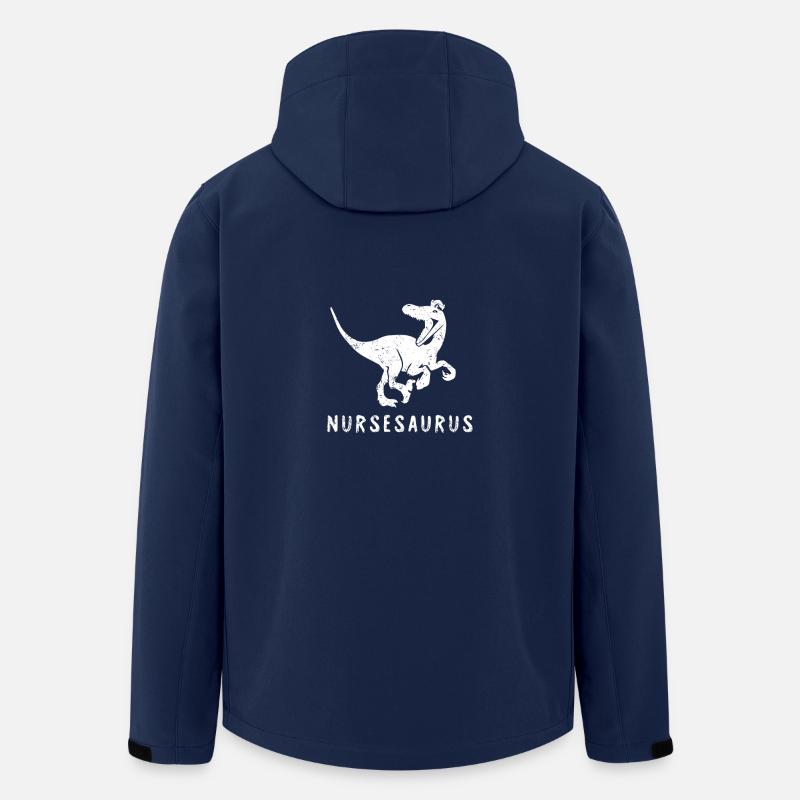 NURSESAURUS Krankenschwester Krankenpfleger Shirt - Recycelte Männer Softshell-Jacke von Stanley/Stella - Navy