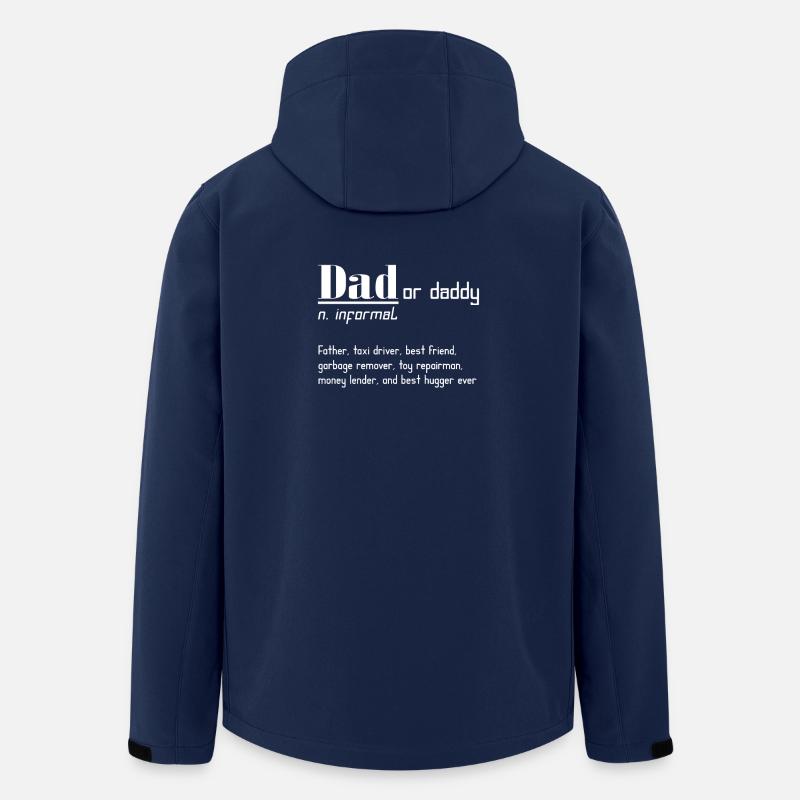 Dad or Daddy definition - Men’s Recycled Softshell Jacket by Stanley/Stella - navy
