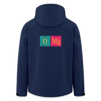 Oh mein Gott - Recycelte Männer Softshell-Jacke von Stanley/Stella - Navy - Hinten - AI Model Male 185 light (185cm)