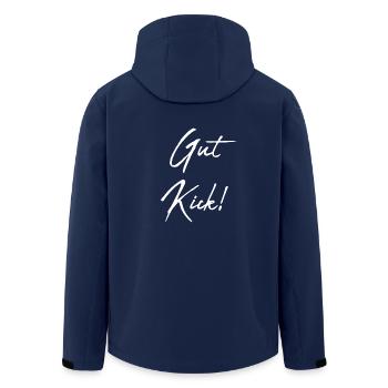 Gut Kick Fußball Kicker Sportler - Recycelte Männer Softshell-Jacke von Stanley/Stella - Navy - Hinten - AI Model Male 185 light (185cm)