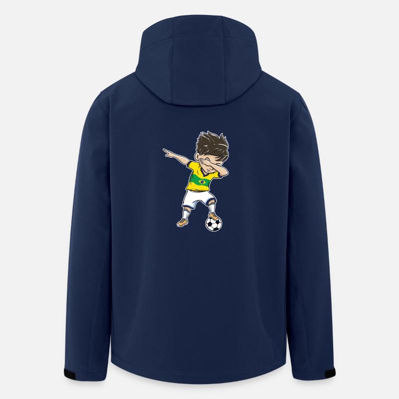  Brésil Don Dab - Veste softshell homme en polyester recyclé Stanley/Stella - marine