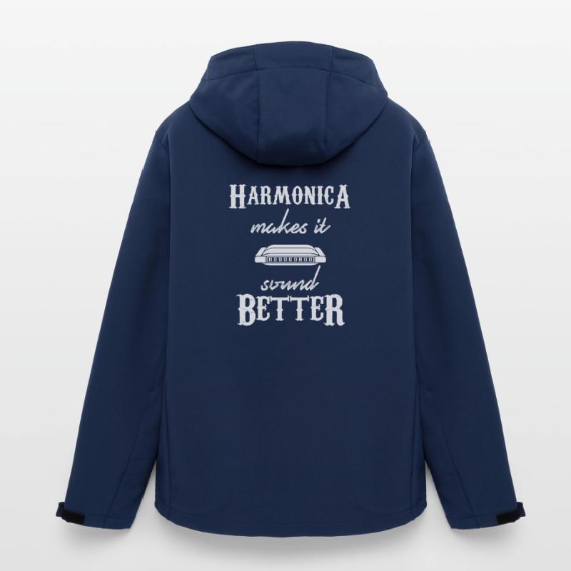Harmonica - Harmonica - Harmonica Veste softshell homme en polyester recyclé Stanley/Stella
