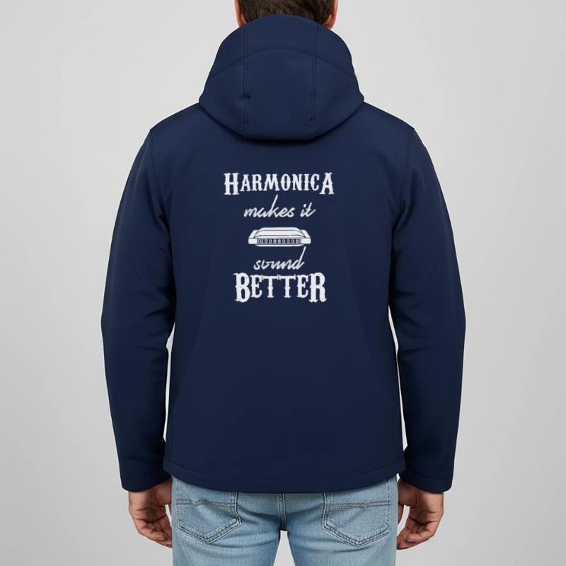 harmonica - harmonica player - harmonica Men’s Recycled Softshell Jacket by Stanley/Stella