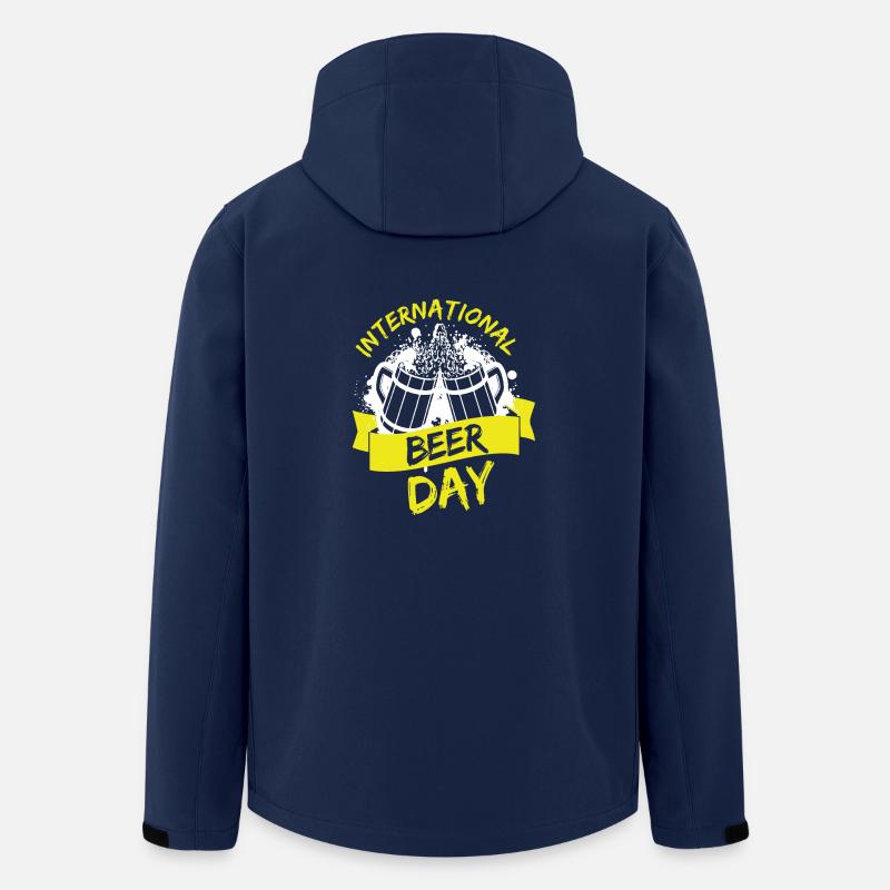 International Beer Day - Recycelte Männer Softshell-Jacke von Stanley/Stella - Navy