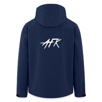 AFK - Away from Keyboard Gamer Zocker Progamer - Veste softshell homme en polyester recyclé Stanley/Stella - marine - Dos - AI Model Male 185 light (185cm)