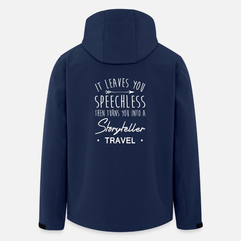 Travel - Recycelte Männer Softshell-Jacke von Stanley/Stella - Navy