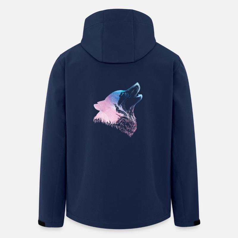 Husky - Recycelte Männer Softshell-Jacke von Stanley/Stella - Navy