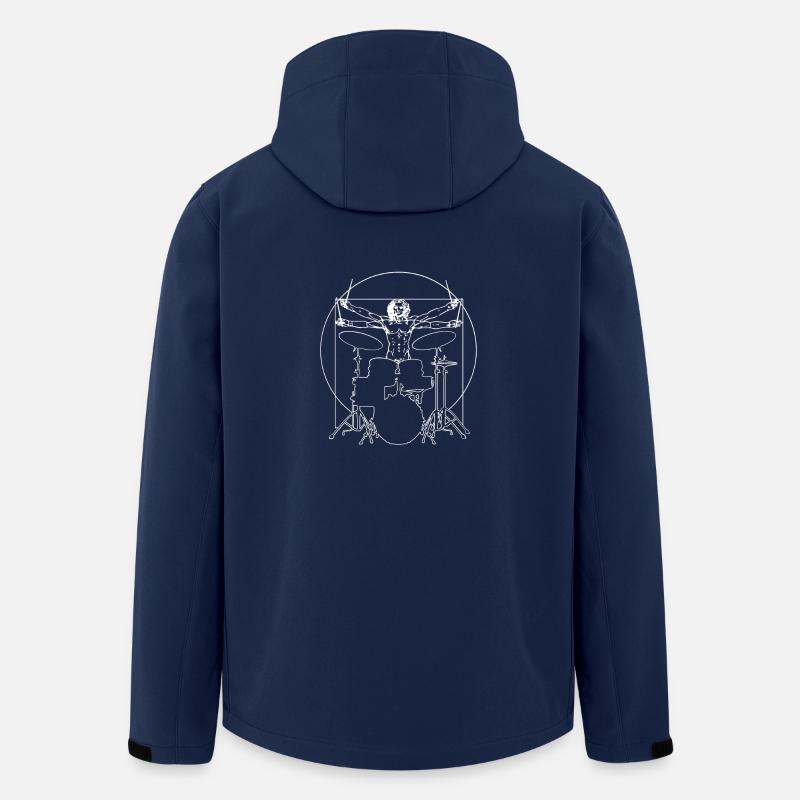 T-shirt de batteur - Veste softshell homme en polyester recyclé Stanley/Stella - marine