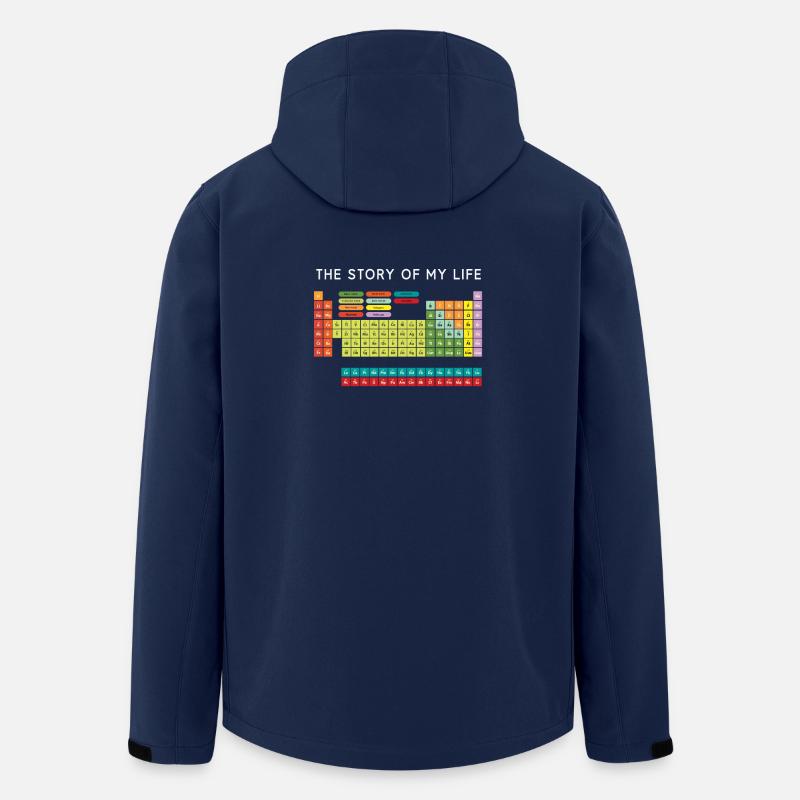 Chimiste Éléments Science Cool Fun Gift - Veste softshell homme en polyester recyclé Stanley/Stella - marine