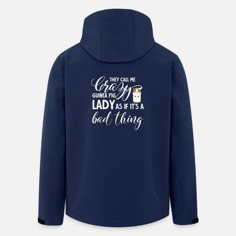 Cochon d'Inde - Cochon d'Inde - Fou - Veste softshell homme en polyester recyclé Stanley/Stella - marine