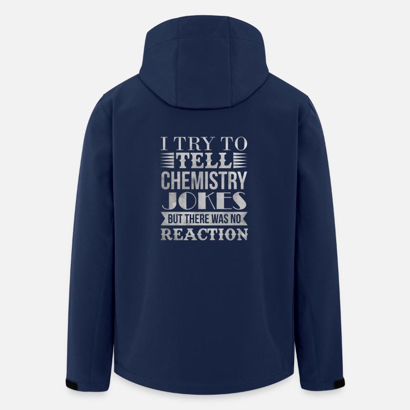 Nerd Geek Chemie Witz Wissenschaft Reaktion Lustig - Stanley/Stella herre softshelljakke i genanvendt polyester - marineblå