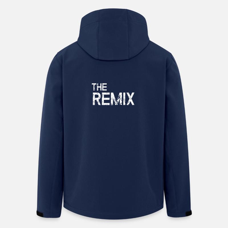 The Original / The Remix - Vater Sohn Partnershirt - Recycelte Männer Softshell-Jacke von Stanley/Stella - Navy