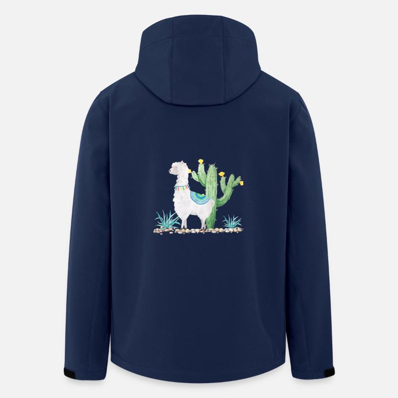 Lama - Recycelte Männer Softshell-Jacke von Stanley/Stella - Navy