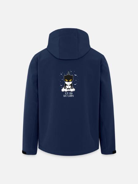 Einhorn Fledermaus Geschenk - Recycelte Männer Softshell-Jacke von Stanley/Stella - Navy