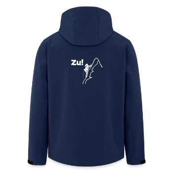 Escalade Alpinisme Bouldering Rope Escalade - Veste softshell homme en polyester recyclé Stanley/Stella - marine - Dos - AI Model Male 185 light (185cm)