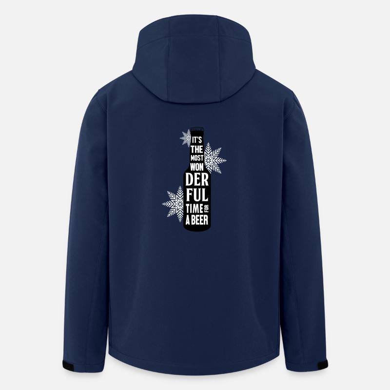 Bierzeit - Recycelte Männer Softshell-Jacke von Stanley/Stella - Navy