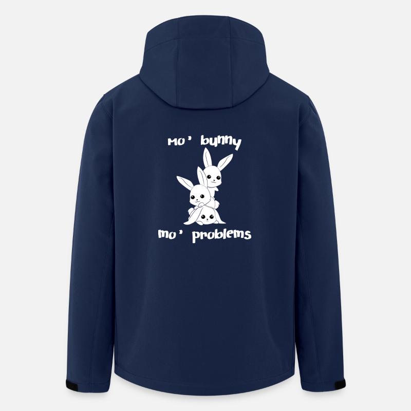 Rabbit - Rabbit - Bunny owner - Funny - Gift - Men’s Recycled Softshell Jacket by Stanley/Stella - navy