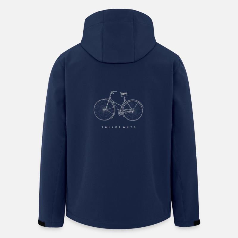 Fahrrad fahren - Recycelte Männer Softshell-Jacke von Stanley/Stella - Navy